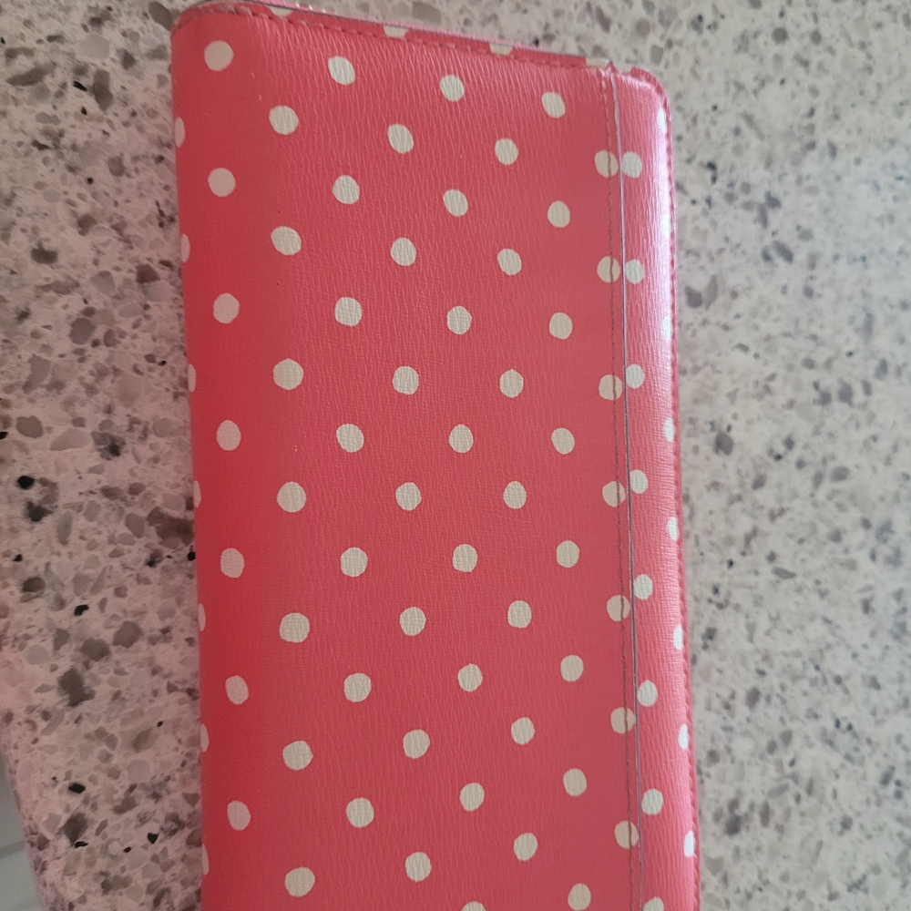 Vera Bradley Coral Polka Dot Wallet